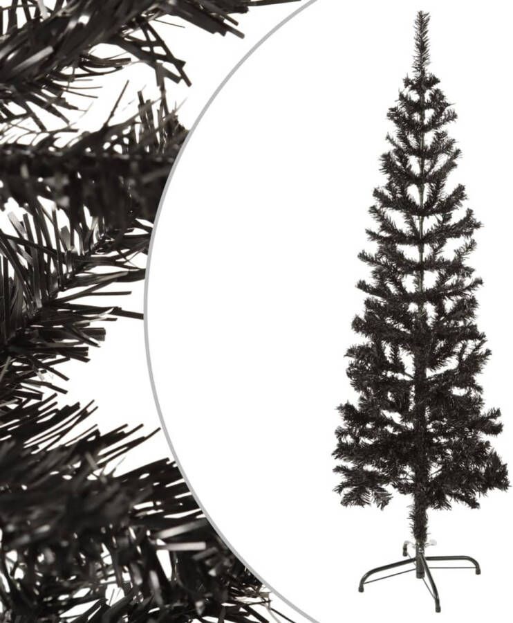 VidaXL Kerstboom smal 150 cm zwart