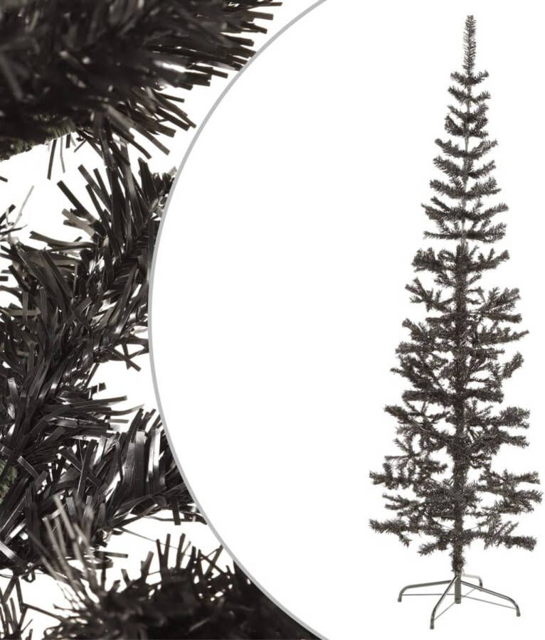VidaXL Kerstboom smal 240 cm zwart