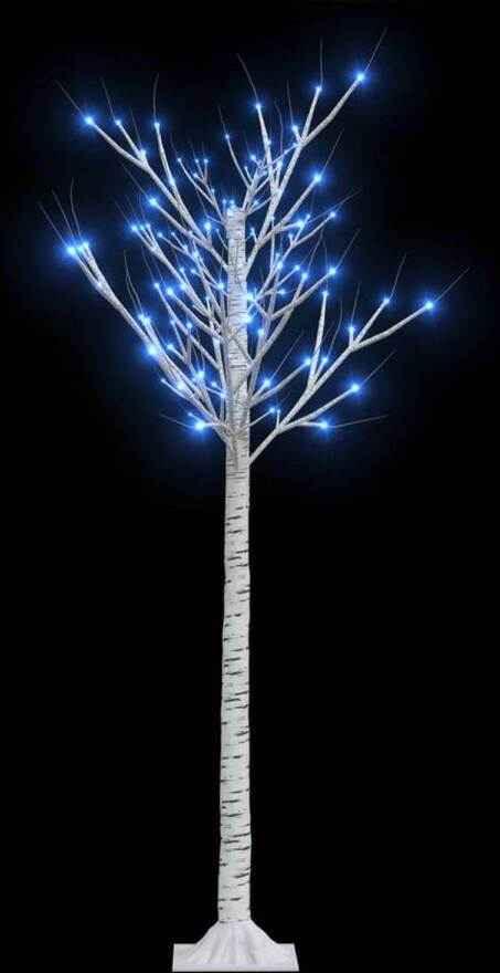 VidaXL Kerstboom wilg met 140 LED&apos;s binnen en buiten 1 5 m blauw