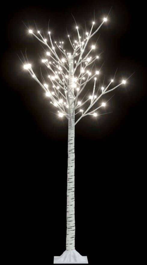 VidaXL Kerstboom wilg met 140 koudwitte LED&apos;s binnen en buiten 1 5 m