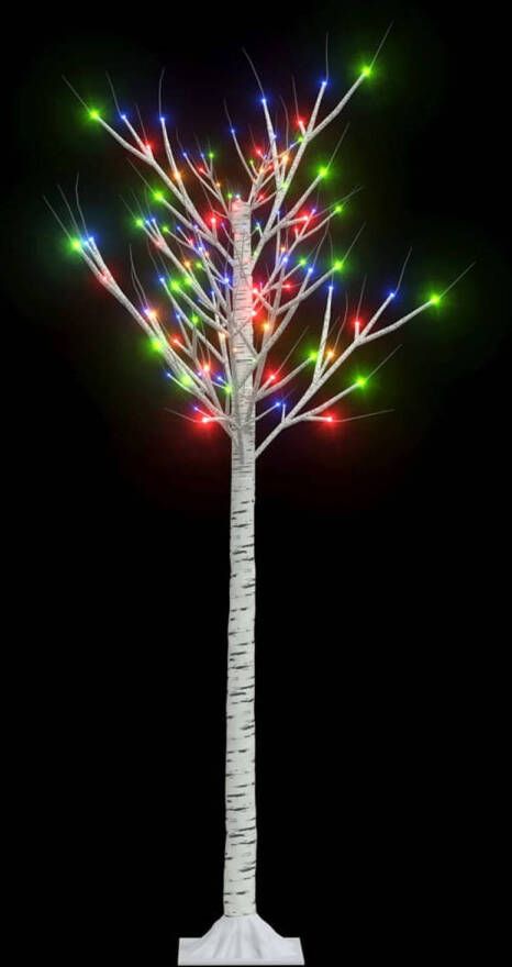 VidaXL Kerstboom wilg met 140 LED&apos;s binnen en buiten 1 5 m meerkleurig