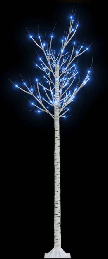 VidaXL Kerstboom wilg met 180 blauwe LED&apos;s binnen en buiten 1 8 m