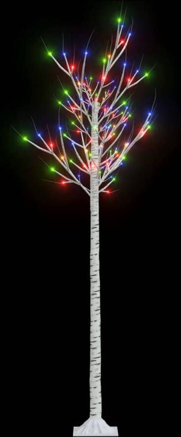 VidaXL Kerstboom wilg met 180 LED&apos;s binnen en buiten 1 8 m meerkleurig