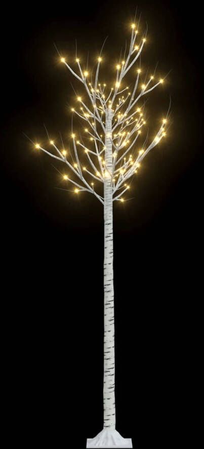 VidaXL Kerstboom wilg met 180 warmwitte LED&apos;s binnen en buiten 1 8 m