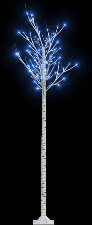 VidaXL Kerstboom wilg met 200 LED&apos;s binnen en buiten 2 m blauw
