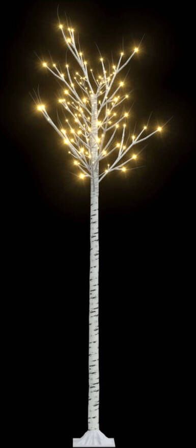 VidaXL Kerstboom wilg met 200 warmwitte LED&apos;s binnen en buiten 2 m