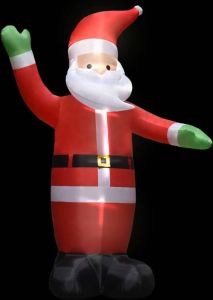 VidaXL Kerstman opblaasbaar met LED&apos;s IP44 3 m