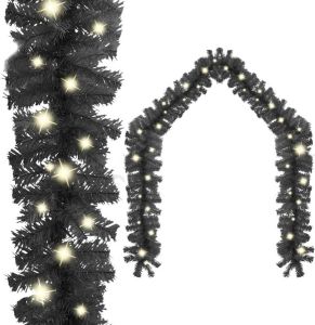 VidaXL Kerstslinger Met Led-lampjes 10 M Zwart