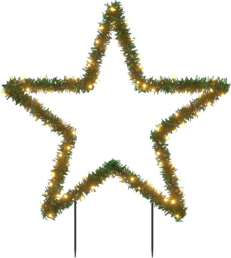 VidaXL Kerstverlichting met ster 115 LED&apos;s 85 cm