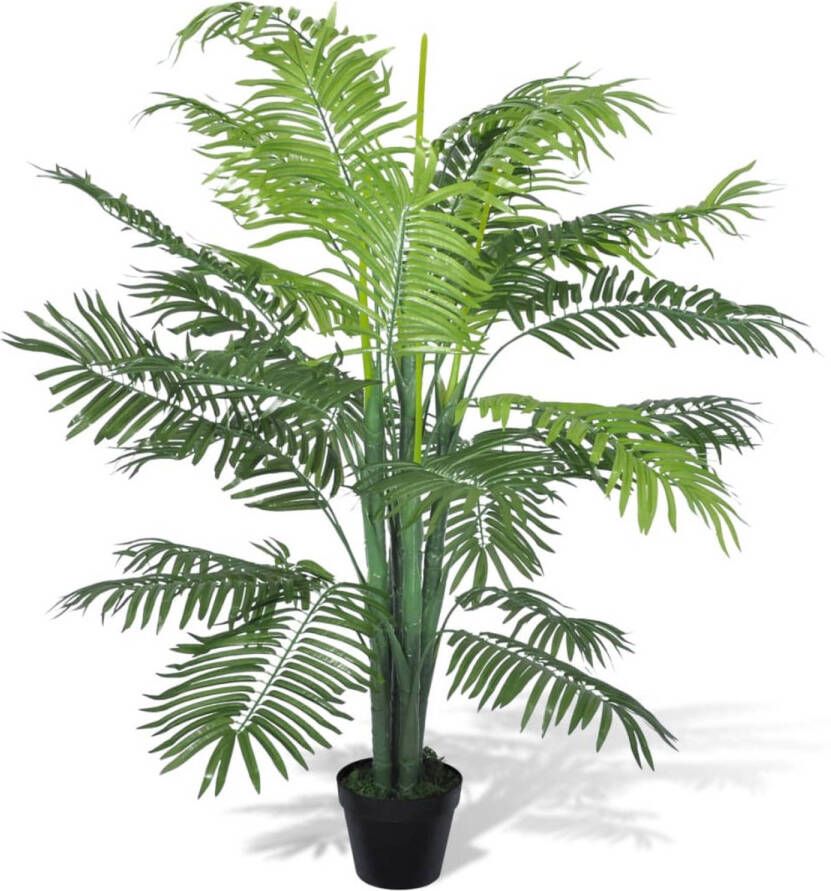 VidaXL Kunst Phoenix palmboom met pot 130 cm