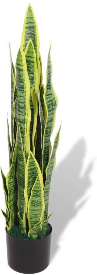 VidaXL Kunst sanseveria plant met pot 90 cm groen