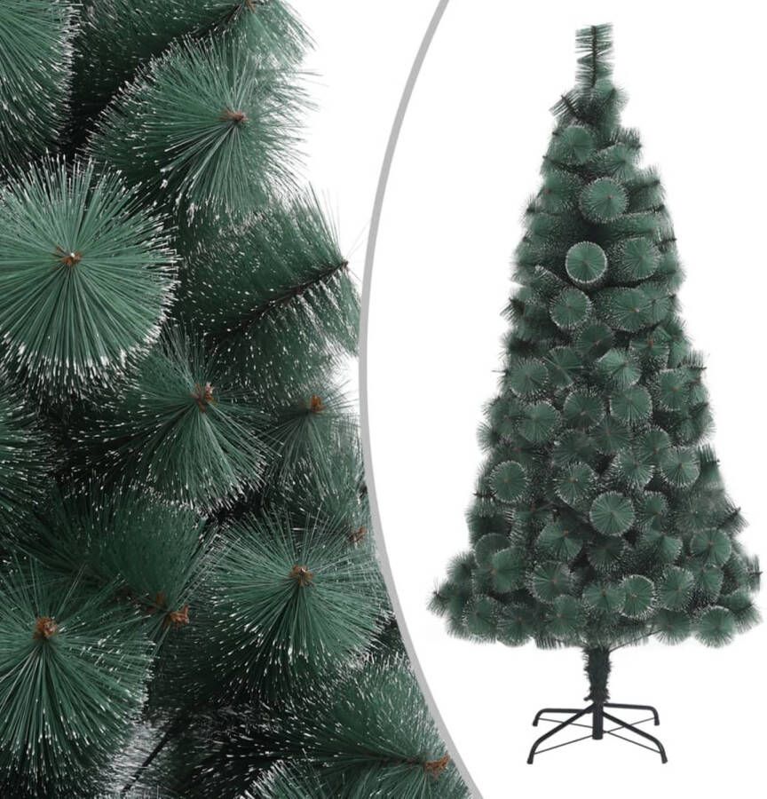 VidaXL Kunstkerstboom met standaard 150 cm PET groen