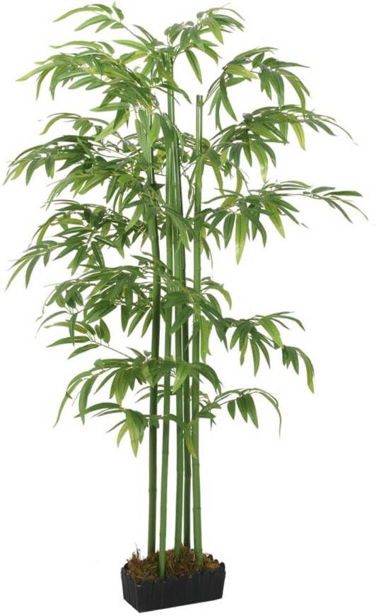 VidaXL Kunstplant bamboe 864 bladeren 180 cm groen