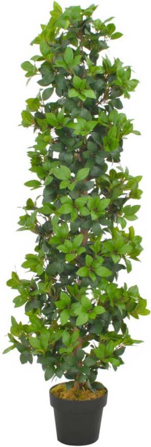 VidaXL Kunstplant met pot laurierboom 150 cm groen