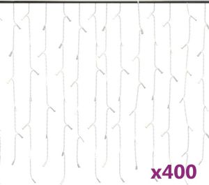 VidaXL Lichtgordijn Met 400 Led&apos;s En 8 Functies 10 M Koudwit