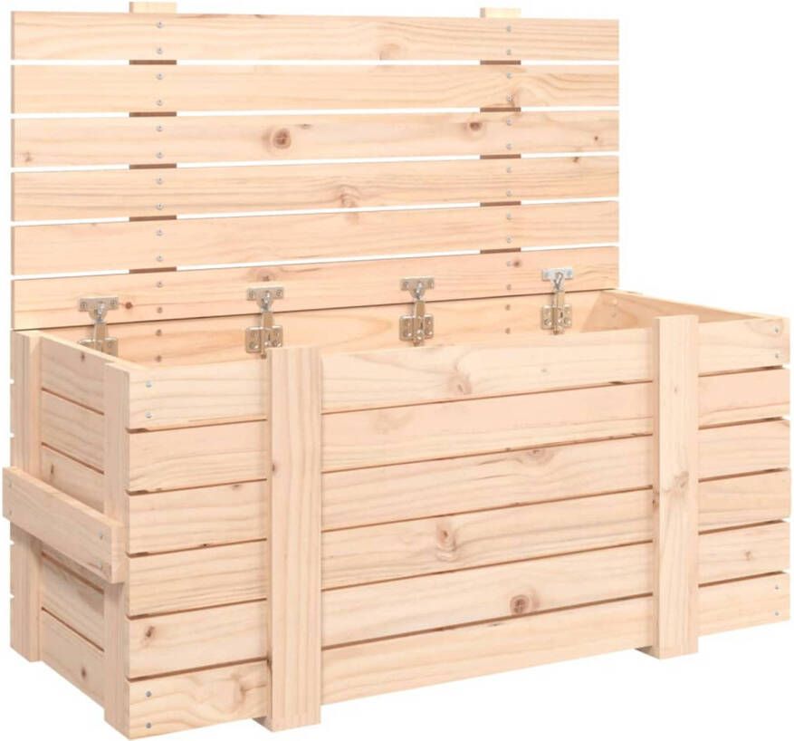 VidaXL Opbergbox 91x40 5x42 cm massief grenenhout