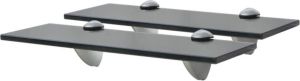 VidaXL Schappen Zwevend 2 St 30x20 Cm 8 Mm Glas
