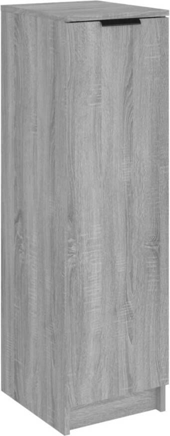 VidaXL Schoenenkast 30x35x100 cm bewerkt hout grijs sonoma eikenkleur
