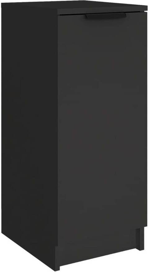 VidaXL Schoenenkast 30x35x70 cm bewerkt hout zwart