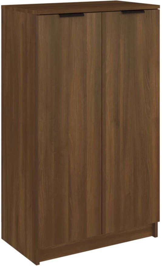 VidaXL Schoenenkast 59x35x100 cm bewerkt hout bruineikenkleurig