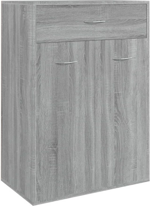 VidaXL Schoenenkast 60x35x84 cm bewerkt hout grijs sonoma