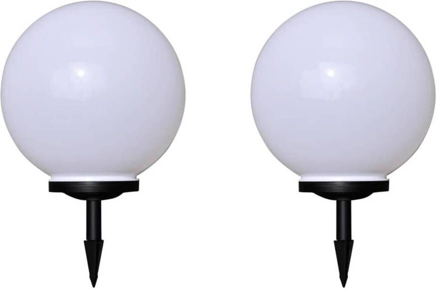 VidaXL Tuinpadlampen 2 st met grondpin LED 40 cm