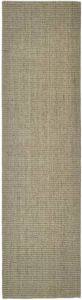 VidaXL Vloerkleed 66x250 cm natuurlijk sisal taupe