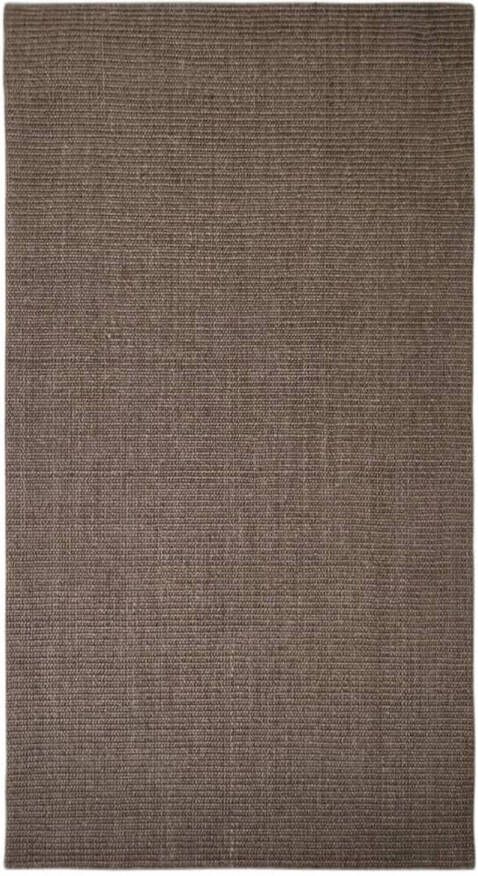 VidaXL Vloerkleed 80x150 cm natuurlijk sisal bruin