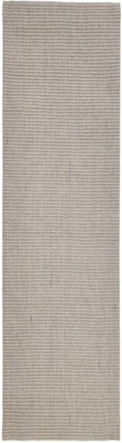 VidaXL Vloerkleed 80x300 cm natuurlijk sisal zandkleurig