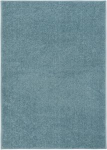 VidaXL Vloerkleed kortpolig 120x170 cm blauw