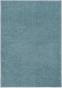 VidaXL Vloerkleed kortpolig 140x200 cm blauw