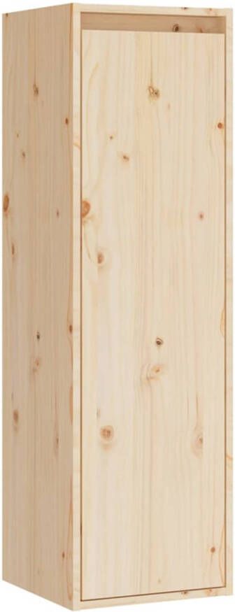 VidaXL Wandkast 30x30x100 cm massief grenenhout