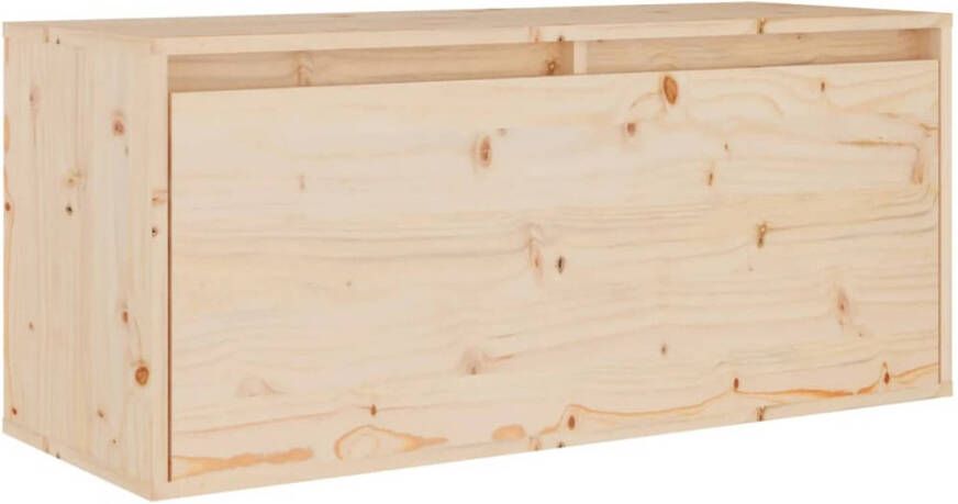 VidaXL Wandkast 80x30x35 cm massief grenenhout