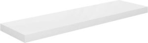 VidaXL Wandschap zwevend 90x23 5x3 8 cm MDF hoogglans wit