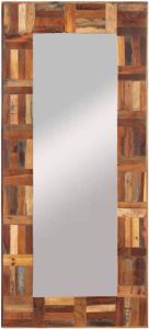 VidaXL Wandspiegel 50x110 cm massief gerecycled hout