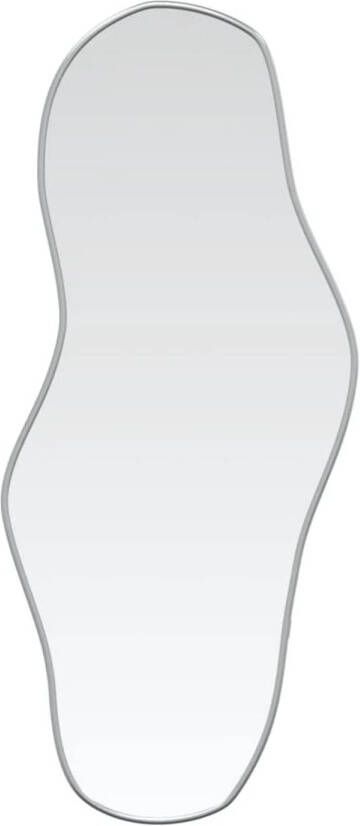 VidaXL Wandspiegel 100x45 cm zilverkleurig