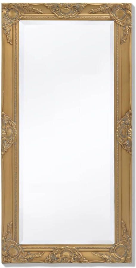VidaXL Wandspiegel Barok 100 x 50 cm goud