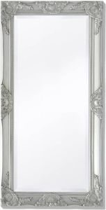 VidaXL Wandspiegel Barok 100 X 50 Cm Zilver