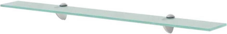 VidaXL Zwevende plank 80x20 cm 8 mm glas
