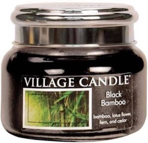 Village Candle Geurkaars Black Bamboo -Zwart 55 branduren