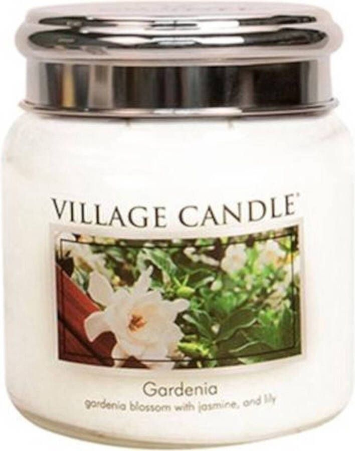 Village Candle Kaars Gardenia 9 5 X 11 cm Wax Geel