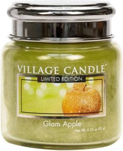 Village Candle Kaars Glam Apple 6 5 X 7 cm Wax Lichtgroen