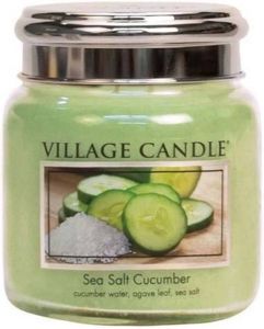 Village Candle Sea Salt Cucumber Geurkaars (105 uur)