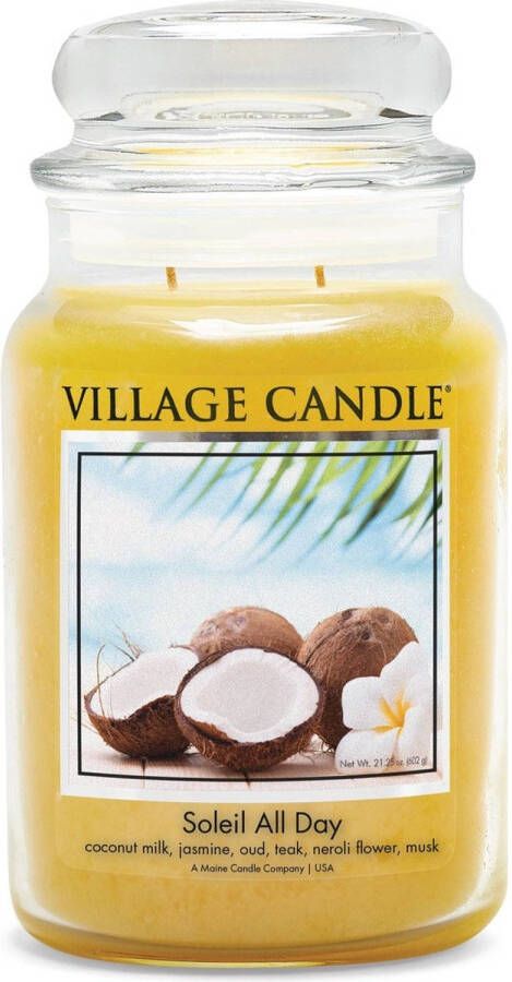 Village Candle Soleil All Day Large Candle 170 Branduren
