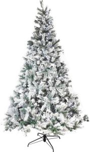 Vrijetijdsshop Kerstboom Victoria Sneeuw + Led Verlichting 210cm