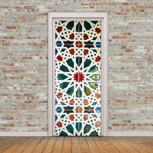 Walplus Deur Decoratie Sticker 12 Puntige Ster