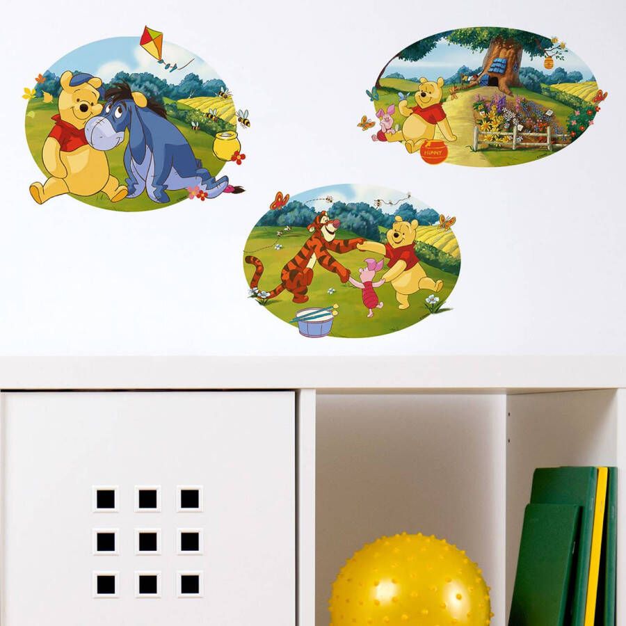 Walplus Kids Decoratie Sticker Disney Winnie de Poeh & Vrienden
