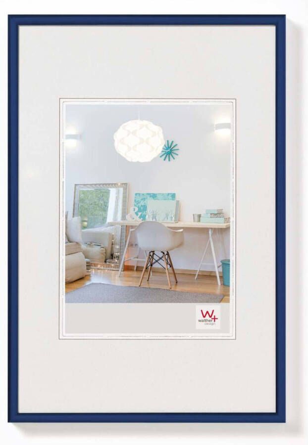 Walther Design New Lifestyle Kunststof Fotolijst 21x29 7cm A4 Blauw