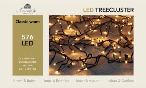 Warentuin 1 3-1 6m Treecluster 7 5m 576led Classic Warm Anna&apos;s Collection