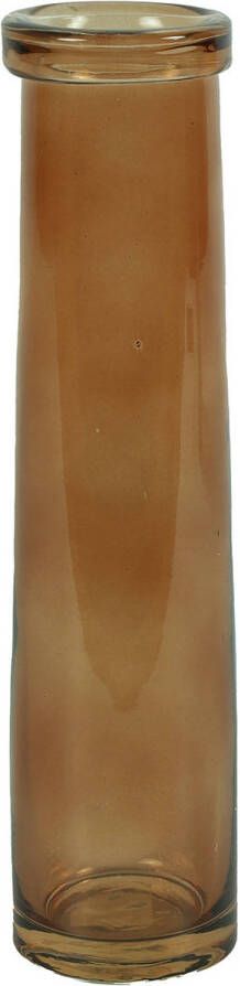 Warentuin Non-Branded vaas Missy 7 x 28 5 cm glas bruin